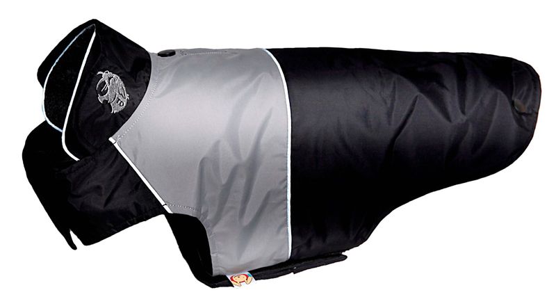 Touchdog Lightening-Shield Waterproof 2-in-1 Convertible Dog Jacket w/ Blackshark technology_voghion.com