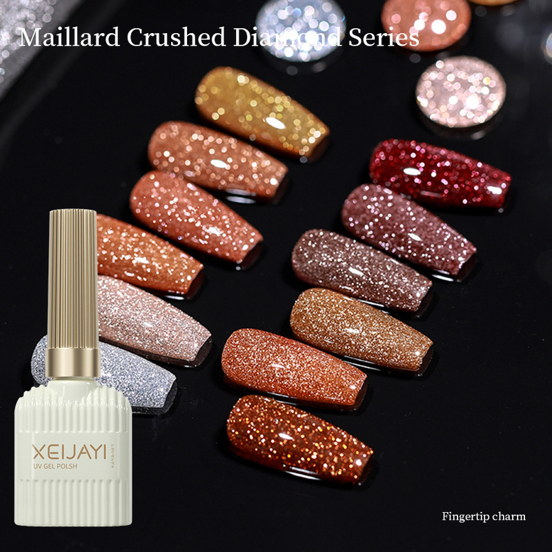 Nails Art & Tools Broken Diamond Nagellack neues weißes Nailart-Set_voghion.com