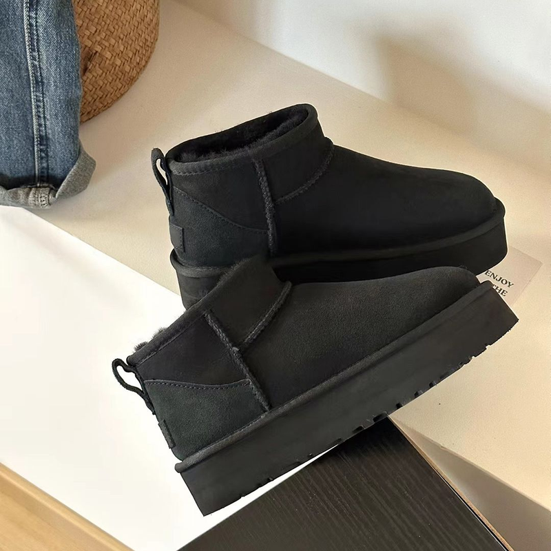 2023 New Snow Zhou Dongyu Mini stivali corti rialzati con suola spessa scarpe da donna_voghion.com