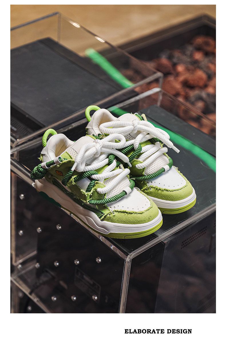 Gu Que Couple's Nischendesign Damen Avocado, "Night Walking Beast" Hip-Hop High Street Brot sh, vielseitig lässig_voghion.com