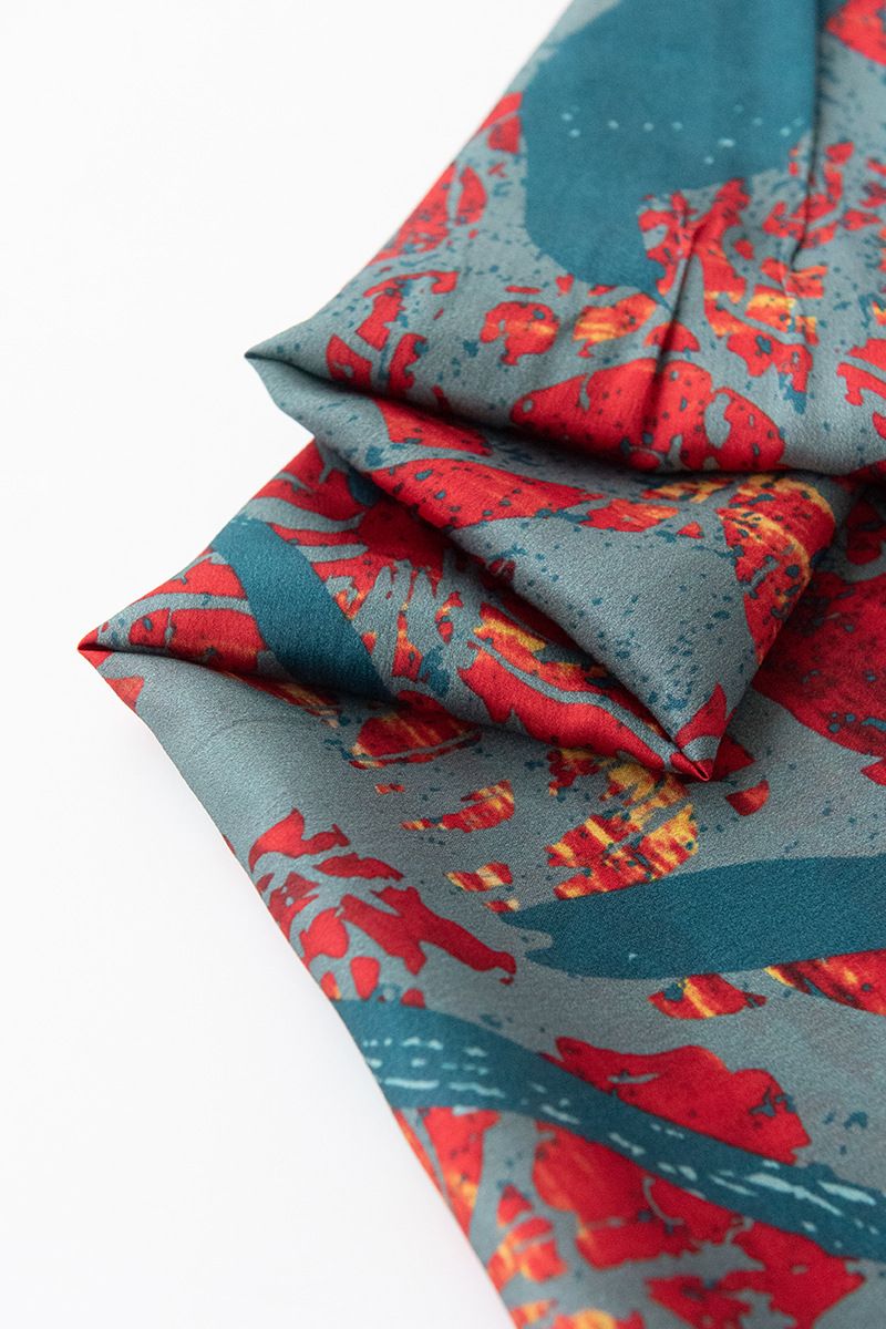 Regalo mamma 100% seta di gelso sciarpa di alta qualità, foulard, scialle da donna nonna bifacciale_voghion.com