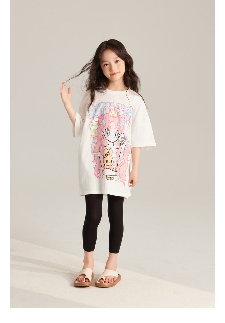Kids Clothing Stylish Outer Wear Elastic Yoga Pants Thin Tights_voghion.com