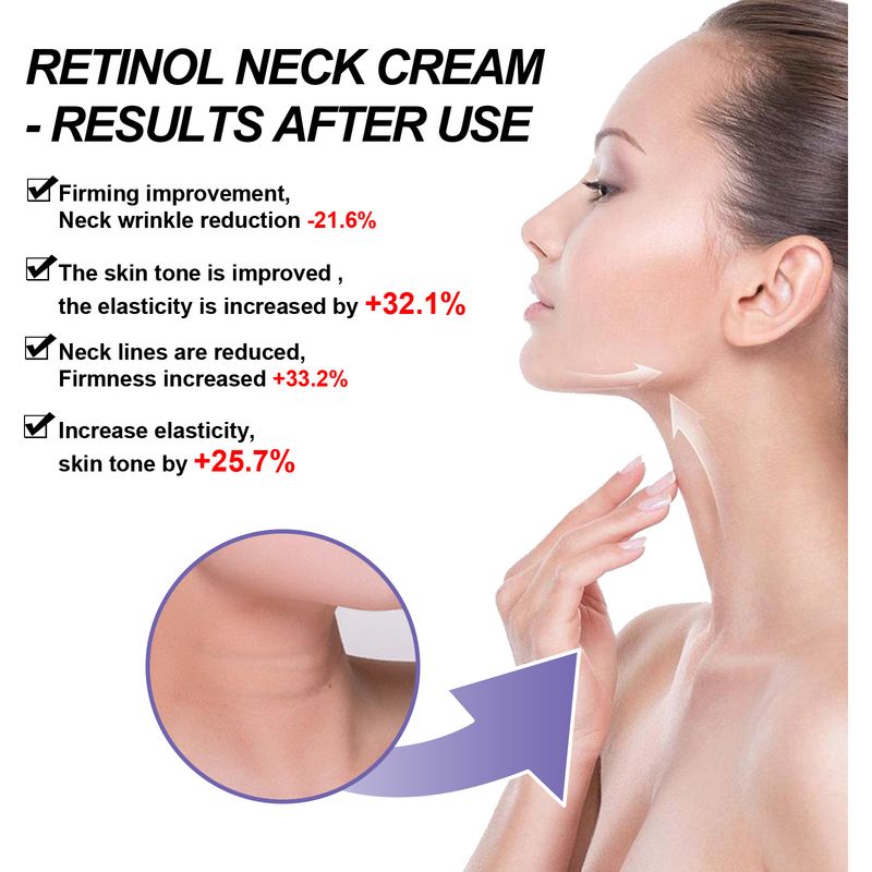 EELHOE Retinol Creme Genopbygger Swan Massage Svækker Linjer Fugter Og Opstrammer Nakkehuden_voghion.com
