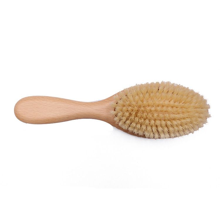 Straight Beech Wood Pig Mane Air Cushion Daily Use At Home, Large Board For Scalp Massage And Care, Airbag Comb_voghion.com