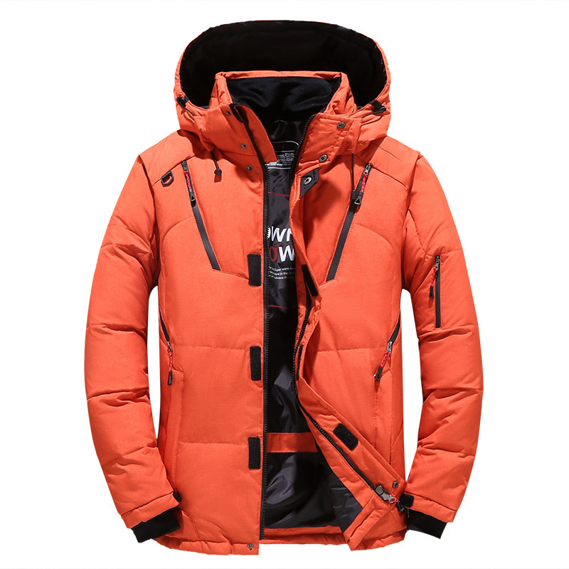 Hot Selling Winter White Duck Down Men's Short Outdoor Cotton Thick Oversized Warm Youth Jacket, Trendy_voghion.com