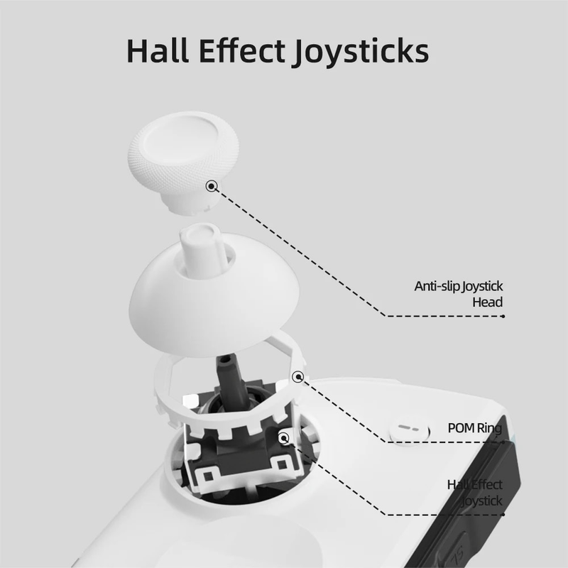 Mobapad M6s per Nintendo Switch Pro Joystick regolabile Controller effetto Hall Vibrazione HD/Giroscopio a 6 assi JoyPad_voghion.com