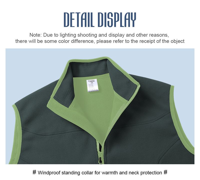 2025 Autumn Winter Korean Style Men's Fleece Sleeveless Jacket Warm Vest 5_voghion.com