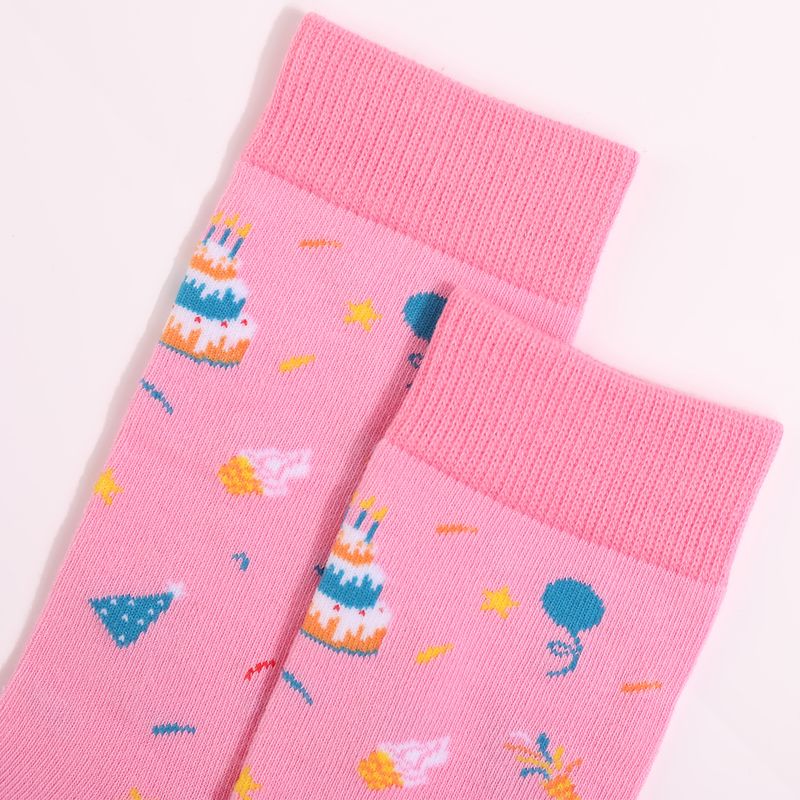 Calzini regalo di compleanno taglie forti Calzini tubolari spessi in cotone pettinato autunno inverno Calzini natalizi_voghion.com