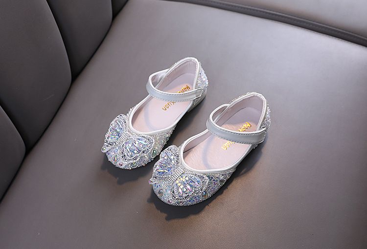 Neu Damen Baby Mädchen Mädchen Prinzessin Diamant Einzelnen Schuhe Leder Schuhe Dance Performance_voghion.com