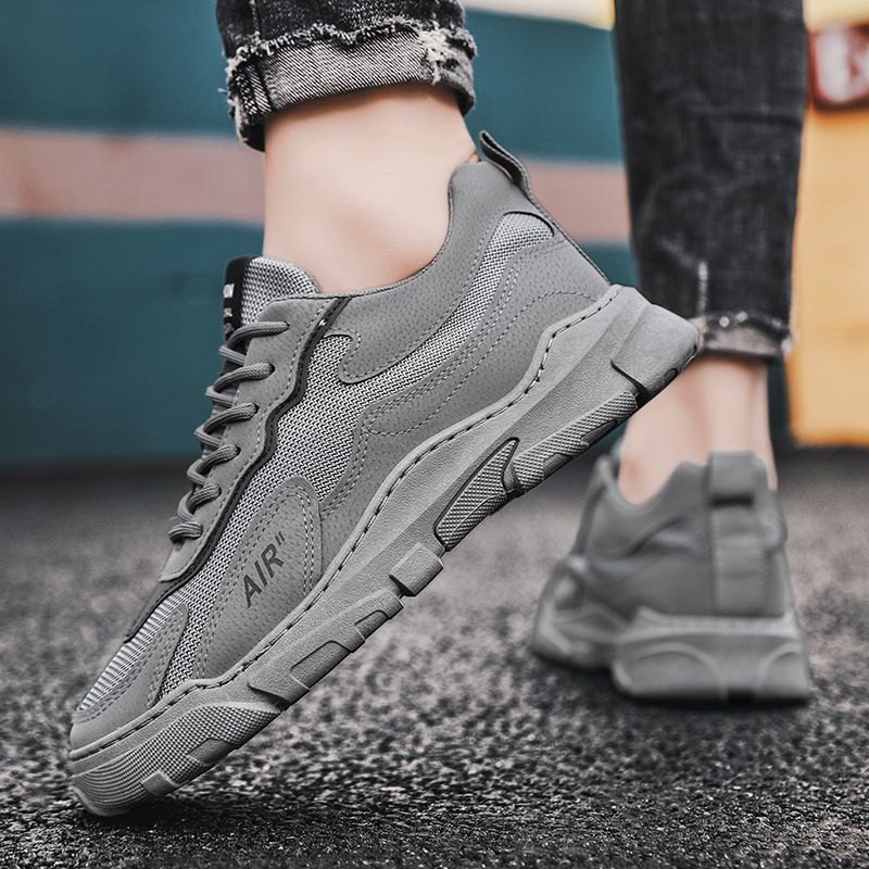 Herenschoenen voor arbeidsbescherming, ademende mesh-sportvrije tijd voor zomer 2024, dun, bouwplaats, werk, geur_voghion.com