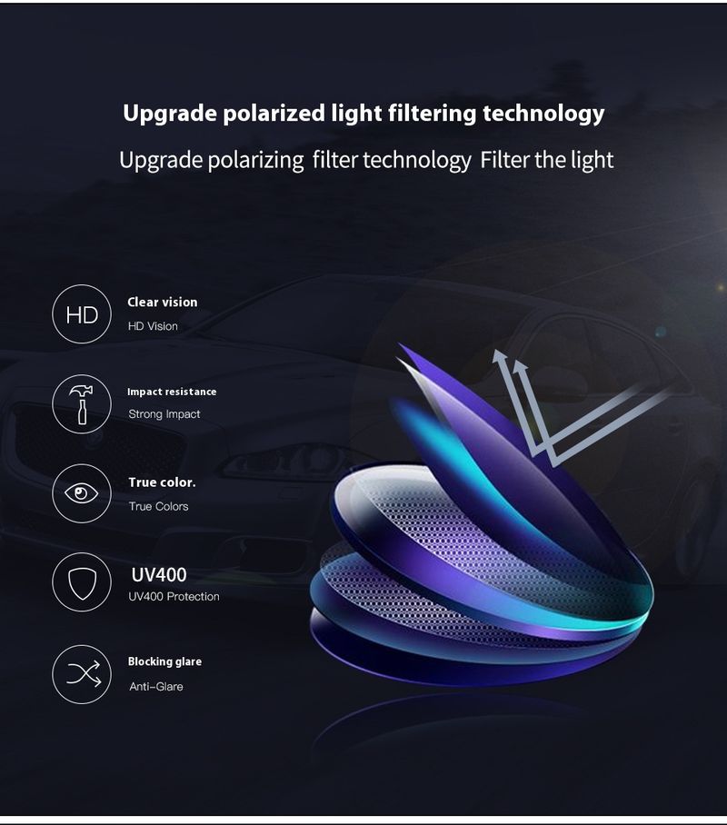 New Irregular Aluminum Magnesium Men's Sunglasses Driving Trend Sunglasses Night Vision Color Changing Anti UV Polarizing Lens_voghion.com