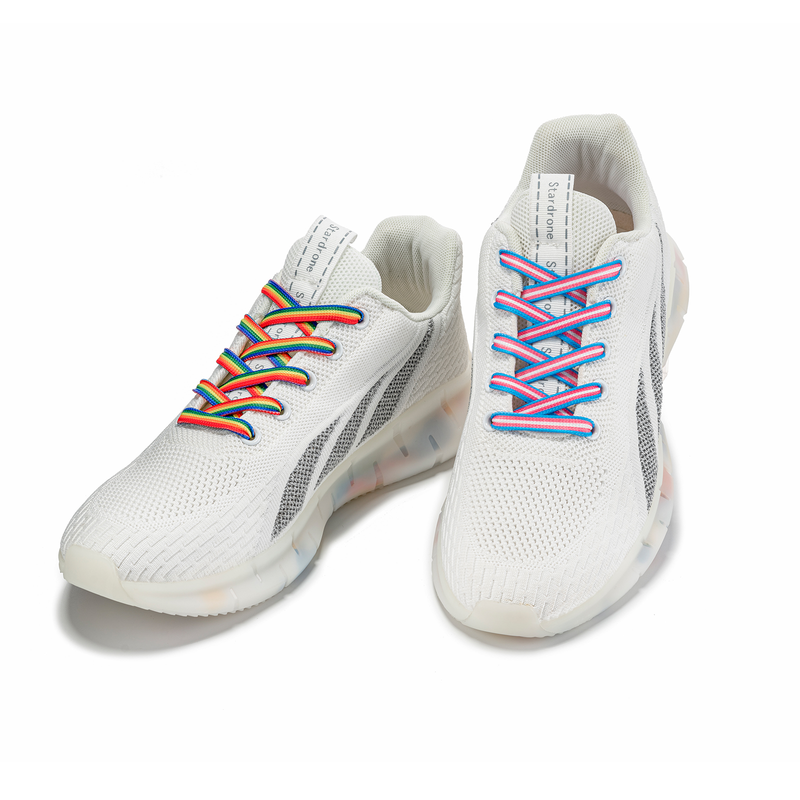 Lacci Lunghi Colorati per Sneakers Lacci Colorati Arcobaleno LGBTQ Pride_voghion.com