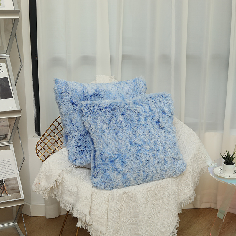 Divano moderno e minimalista con cuscino in velluto di leone marino, cuscino in velluto stile mare, fodera per cuscino in peluche tinta unita lunga e tinta unita (escluso il nucleo del cuscino)_voghion.com