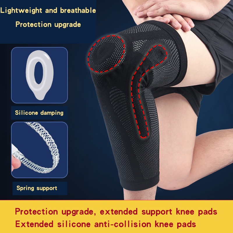 PCS Sports 1 Knee Brace Support Lengthen Leg Compression Sleeve Knee Protector for Joint Pain Relief & Inj_voghion.com
