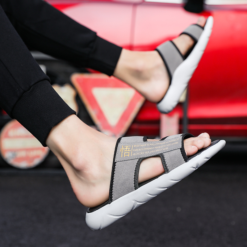 Men Summer Non-Slip Slipper for Indoor Outdoor Super Soft Slippers_voghion.com