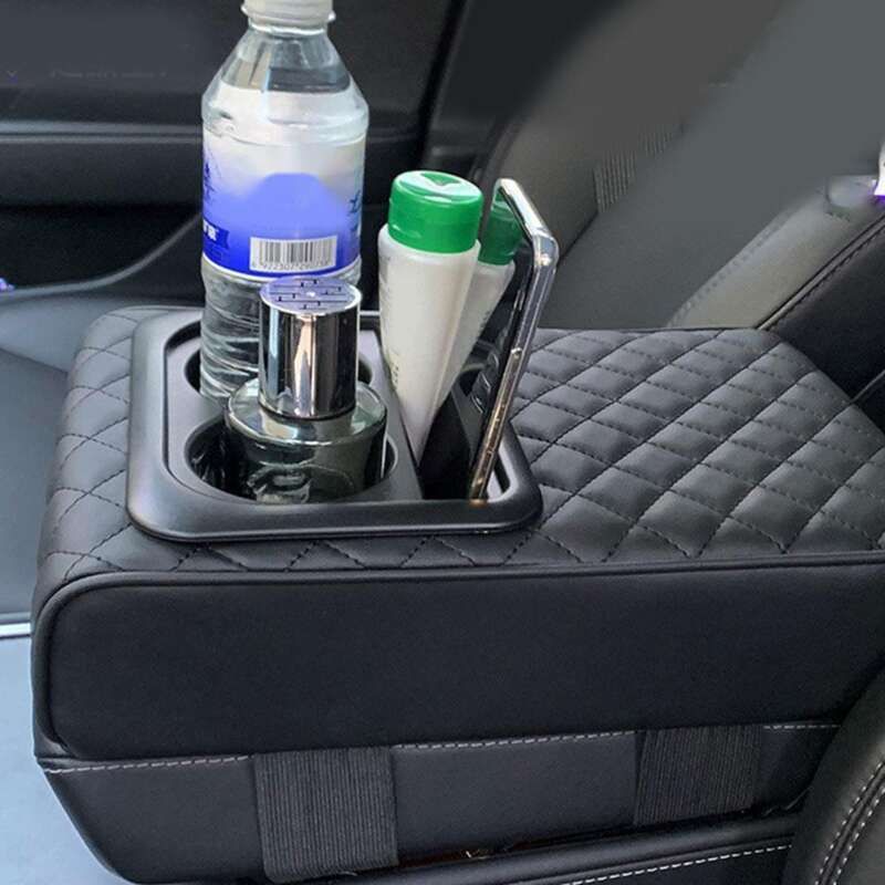 Suporte de copos multifuncional com aumento de altura para apoio de braço de carro, capa protetora universal para todas as estações_voghion.com