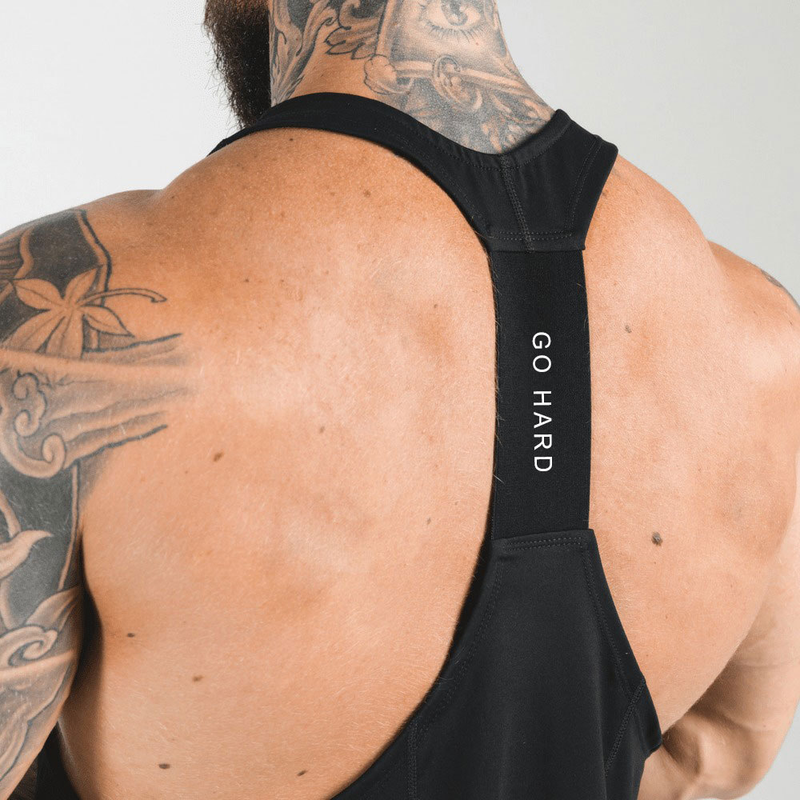 Muscle Fitness Male Brother Sommer Sport Freizeit Elastisch Quick Dry Blank Light Plate No Splice Tank Top_voghion.com