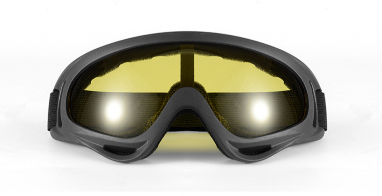 Outdoor Cycling X400 Goggles Motorcycle Windshield Sports Harley Tactical Windproof Mask_voghion.com