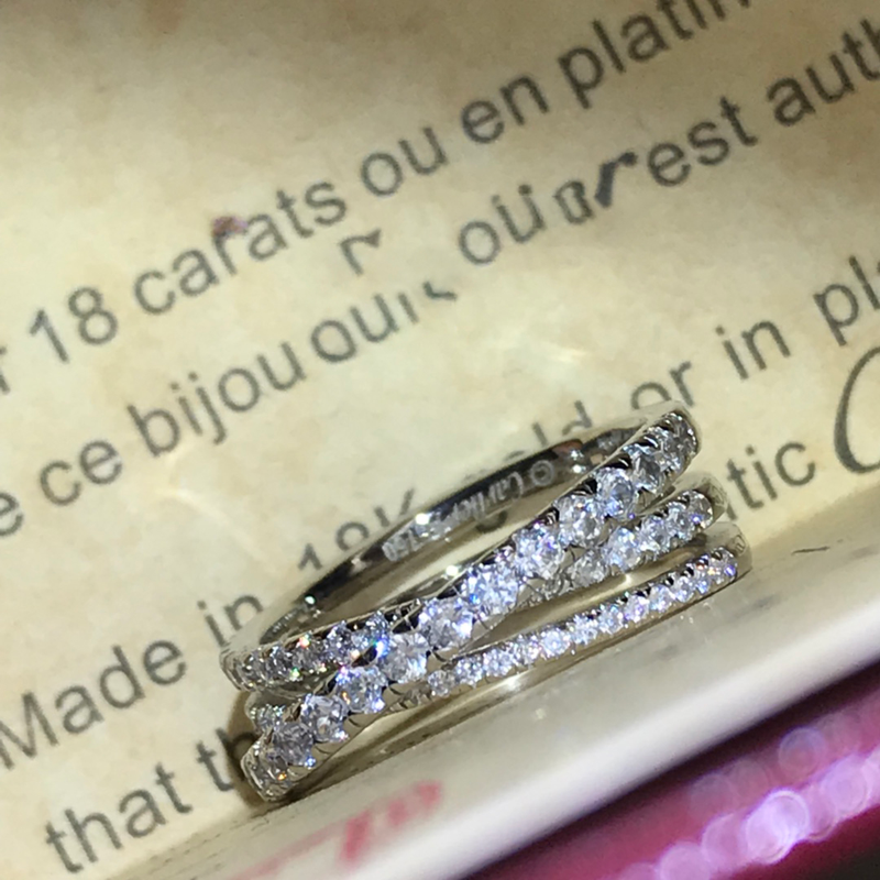 Luxury Zircon Heart Ring from European and American Brands, Adjustable Water Diamond Ring for Women, Engagement Wedding Jewelry, Fashion Girlfriend_voghion.com