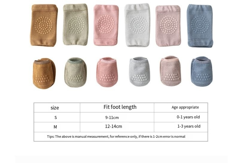 Jinleiou Summer Baby Non-Slip Crawling Knee Pads Environmental Knee Protection Sheath_voghion.com