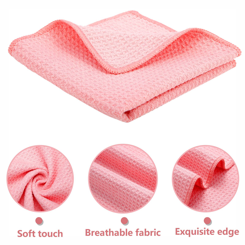 10er-Pack Küchenhandtücher aus Mikrofaser, Waffelgewebe (27,9 x 27,9 cm), sehr saugfähig_voghion.com