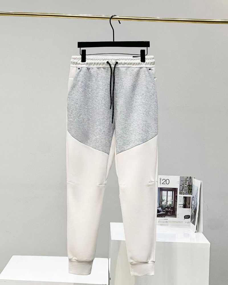 Men's Clothing New Men's Knitted Back Tapered Sweatpants Sports Leisure Training Pants 496 Back Zipper_voghion.com