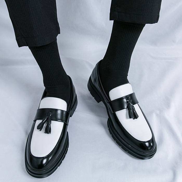 Hochwertige Lederschuhe für Herren, formelle Oxfords, Halbschuhe, zum Autofahren, Party, Dating, Business, Arbeit, Schuhe mit Quaste, Größe 38–46_voghion.com
