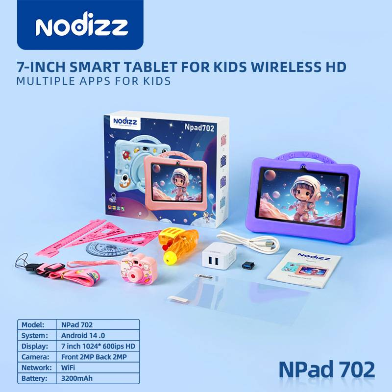 NPad 702 Kinder-Tablet 7 Zoll Dual-Kamera WLAN Kinder-Tablet_voghion.com