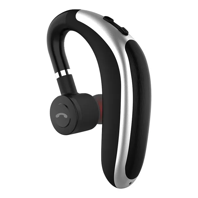 Single Ear Bluetooth 5.0 Headset With Mic Car Business Wireless Headphone Ear Hook In-Ear Earbuds Nosie Reduction Clear Call_voghion.com
