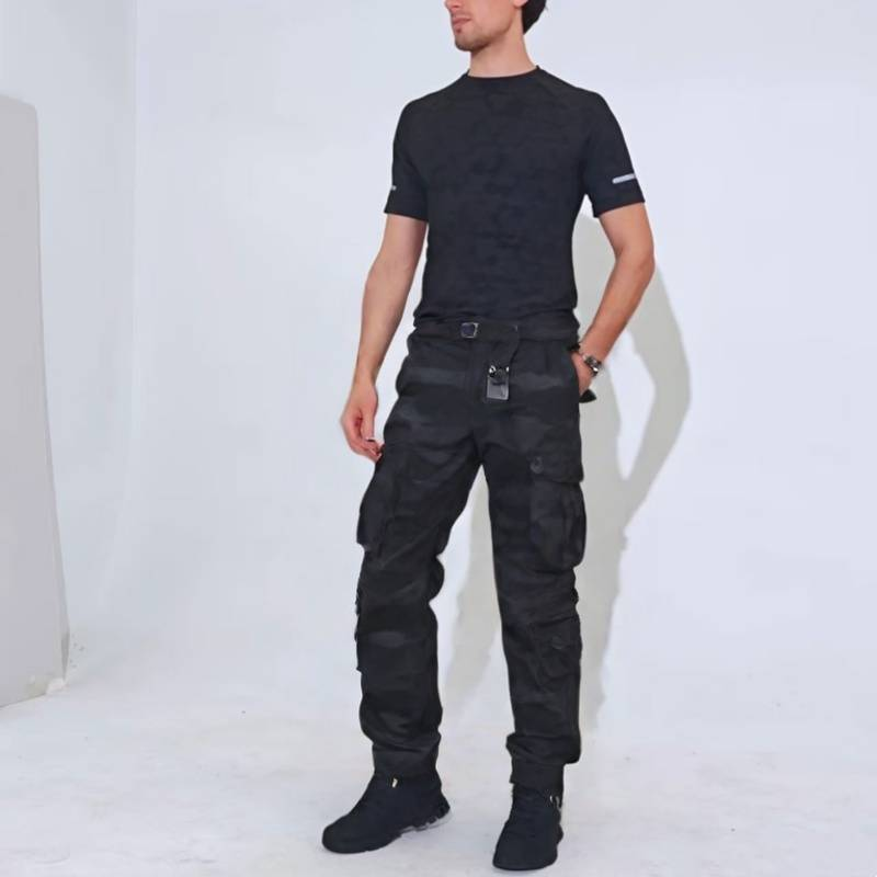 Spodnie męskie casualowe Outdoor Tactical Camouflage Spodnie długie Spodnie ogrodniczki Spodnie brygadowe wojskowe Spodnie taktyczne Spodnie szturmowe z kieszeniami_voghion.com