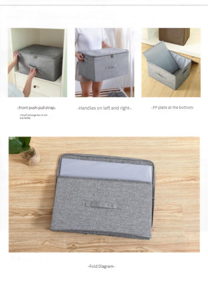 Wardrobe Storage Box Household Clothes Clothes Large Capacity Fabric Foldable Storage Basket Quilt Storage Bag_voghion.com