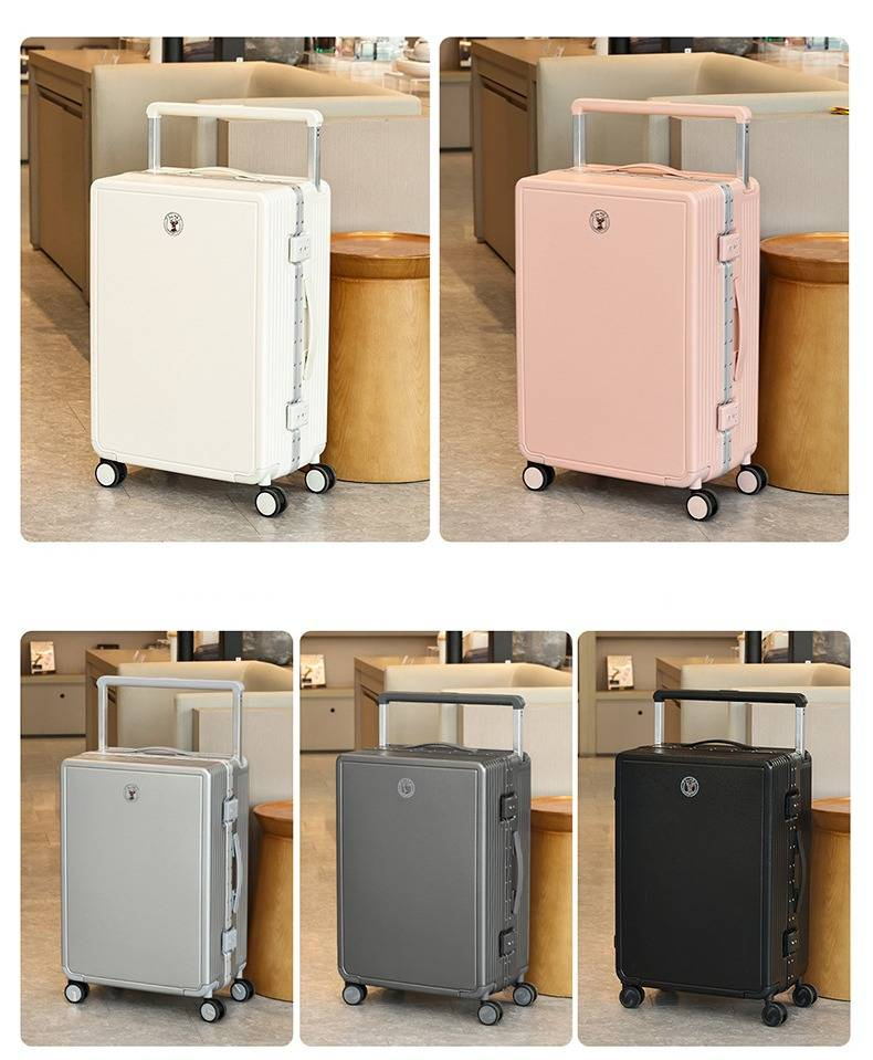 Gepäck Mode Universal-Rollen-Trolley 20 Zoll Große Kapazität Studentenkoffer Herren Langlebiger Freizeit-Business-Koffer_voghion.com