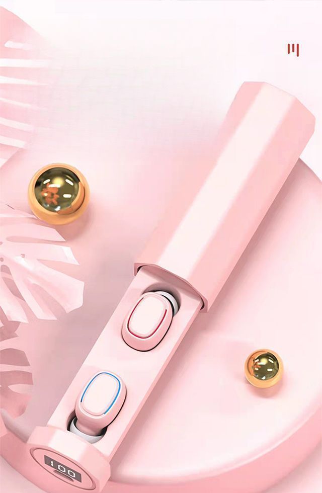 Wireless Bluetooth Headset Aron Binaural Mini In-Ear Super Cute Listening To Songs Girls Suitable_voghion.com