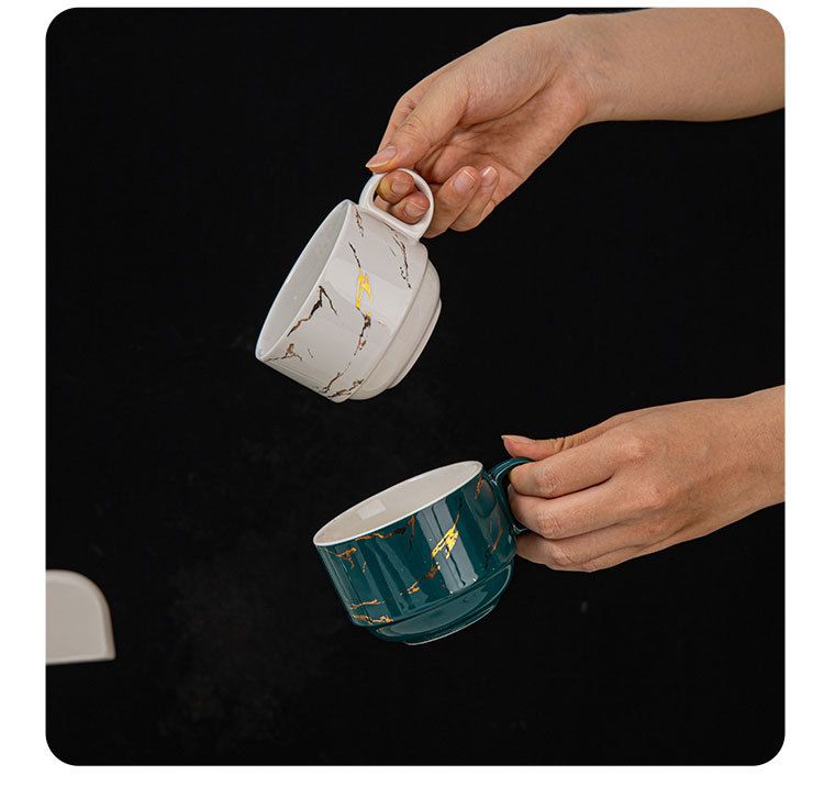 High Value, Exquisite Ceramic Mug Set, Perfect For Home Use, Afternoon Tea, Or As A Luxury Gift._voghion.com