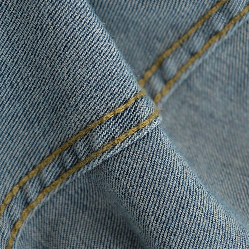 Shorts in denim americano da donna con ragazze piccanti, base stile Instagram, vita alta elastica a trapezio, glutei avvolti,_voghion.com