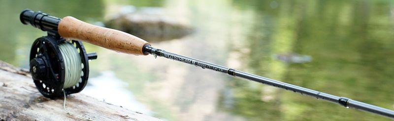 Wild Stream Fly And Reel Combo Starter Kit With Rod Case, Extra Tip Section, Slow-Medium-Fast Action_voghion.com