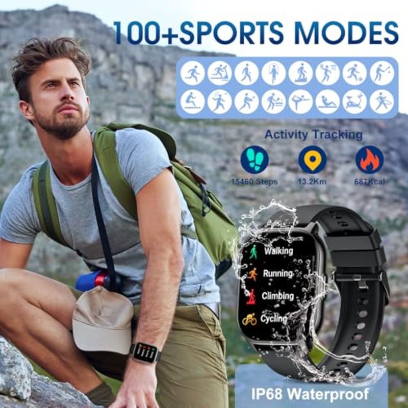 Smart Watch 2.1 Smart Watches For Men Women Answer Make Call 120+ Sport Modes Fitness Tracker With Sleep Heart Rate Monitor Ped_voghion.com