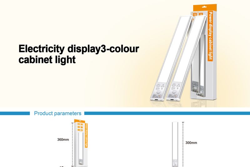 USB-Schranklicht, ultradünn, intelligenter LED-Induktionslichtstreifen, dreifarbige Temperatur, Helligkeit einstellbar, weiches Licht, dekorative Lampe_voghion.com