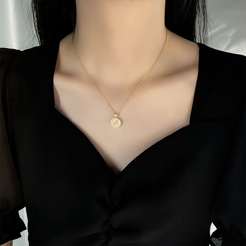 Colar feminino com contas, em forma de coração, em forma de borboleta, em forma de cruz_voghion.com