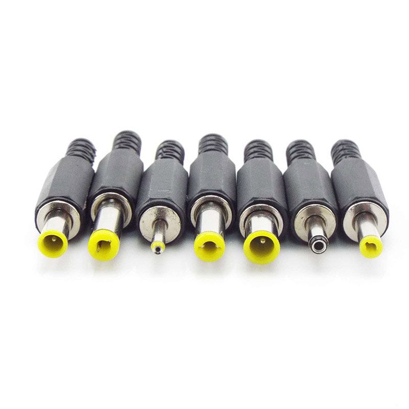 3.5x1.35 4.0x1.7 4.8x1.7mm DC Power Plug Adapter 5.5x2.1mm 2.5mm Male Jack Socket Audio Connector_voghion.com