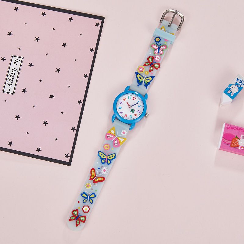 New Factory Direct Sale Children's Watch Primary School Students Silicone Strap Waterproof Quartz Watch_voghion.com