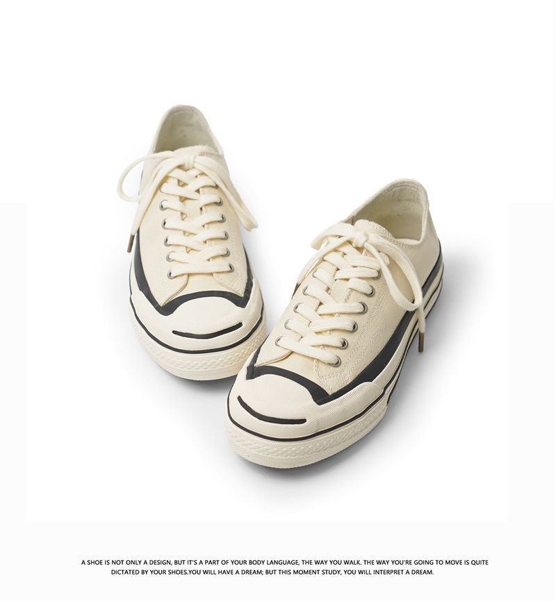 2024 novos sapatos brancos masculinos e femininos com sola grossa e respirável, lona com aumento de altura e cano baixo, da moda, japoneses e_voghion.com