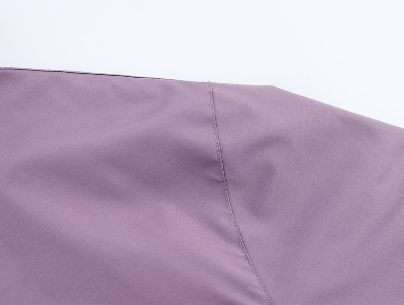 Women's Casual Hooded Jacket - Lightweight Polyester Windbreaker With Zip-Up Front, Loose Fit For Outdoor & Daily Wear_voghion.com