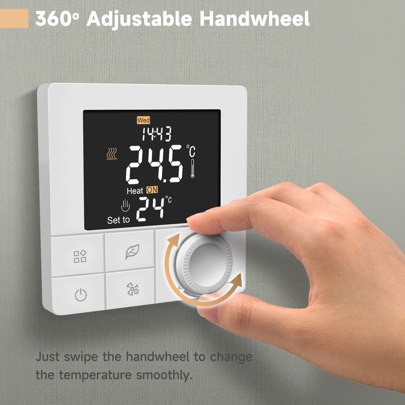 Tuya WIFI Termostat Smart Hjem Varme- eller Varmesystem Elektrisk Undervarme Temperaturkontroller Termostatregulator 220V_voghion.com