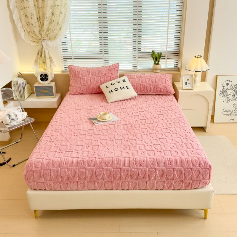 3D-Jacquard-Taft-Spannbettlaken – Luxus-Matratzenschoner mit tiefer Tasche_voghion.com