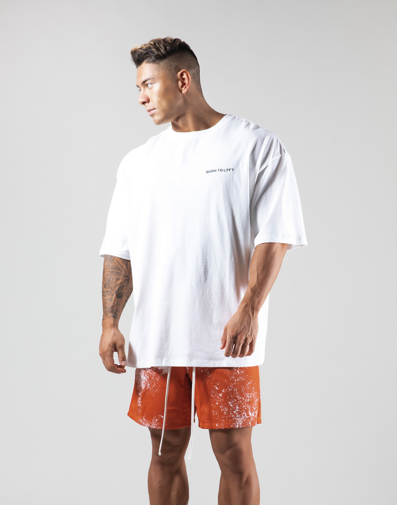 Muscle Fitness New Brother Sports Men's T-shirt Spring/Summer New Round Neck Cotton Casual Running Short Sleeve T-shirt_voghion.com