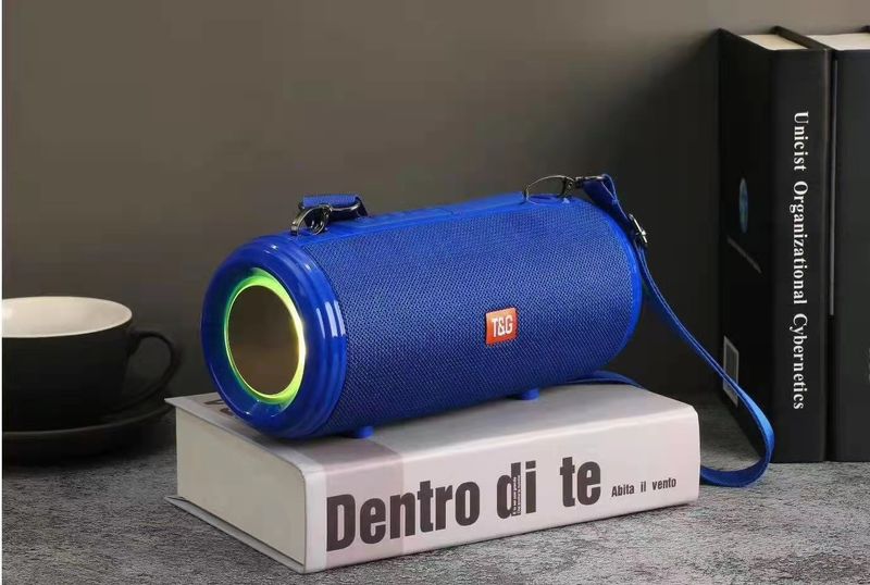 TG537 bezvadu āra pārnēsājama siksna ūdensnecaurlaidīga krāsaina gaismas FM basa lielgabala TWS kartes ievietošana Bluetooth skaļrunis_voghion.com