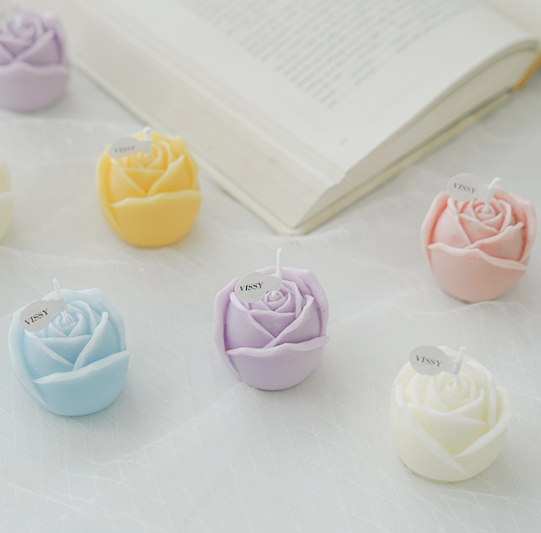Rose candles wholesale Valentine's Day Qixi gifts handmade birthday gifts diy simulation rose scented candles_voghion.com