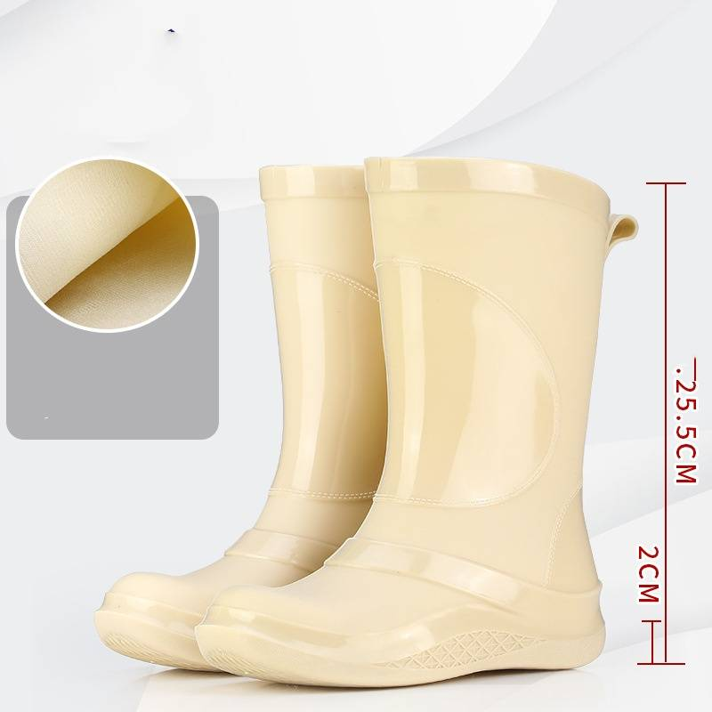 Scarpe da lavoro in gomma antiscivolo e impermeabili con tubo centrale da donna_voghion.com