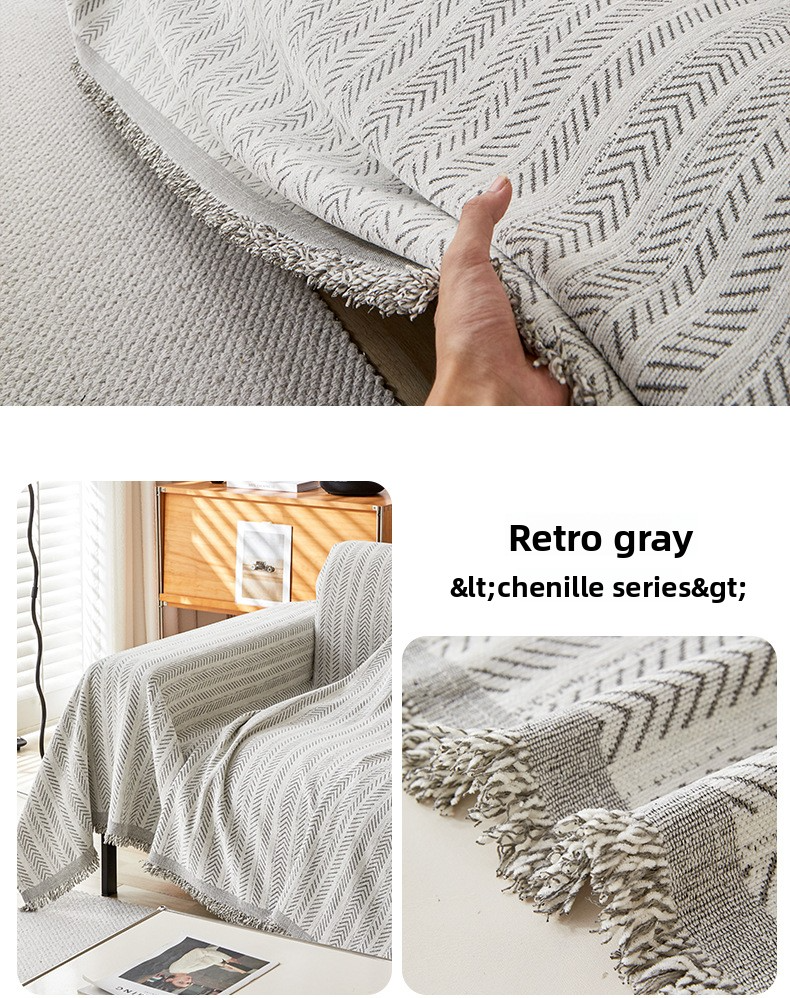 Simple Modern Solid Color Sofa Towel Universal Sofa Cover Cloth For All Seasons All Inclusive One Piece Anti Cat Scratching Sofa Cover Blanket_voghion.com